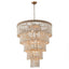 32 Inch Nelly 9-Light Bohemia Wood Beaded Chandelier