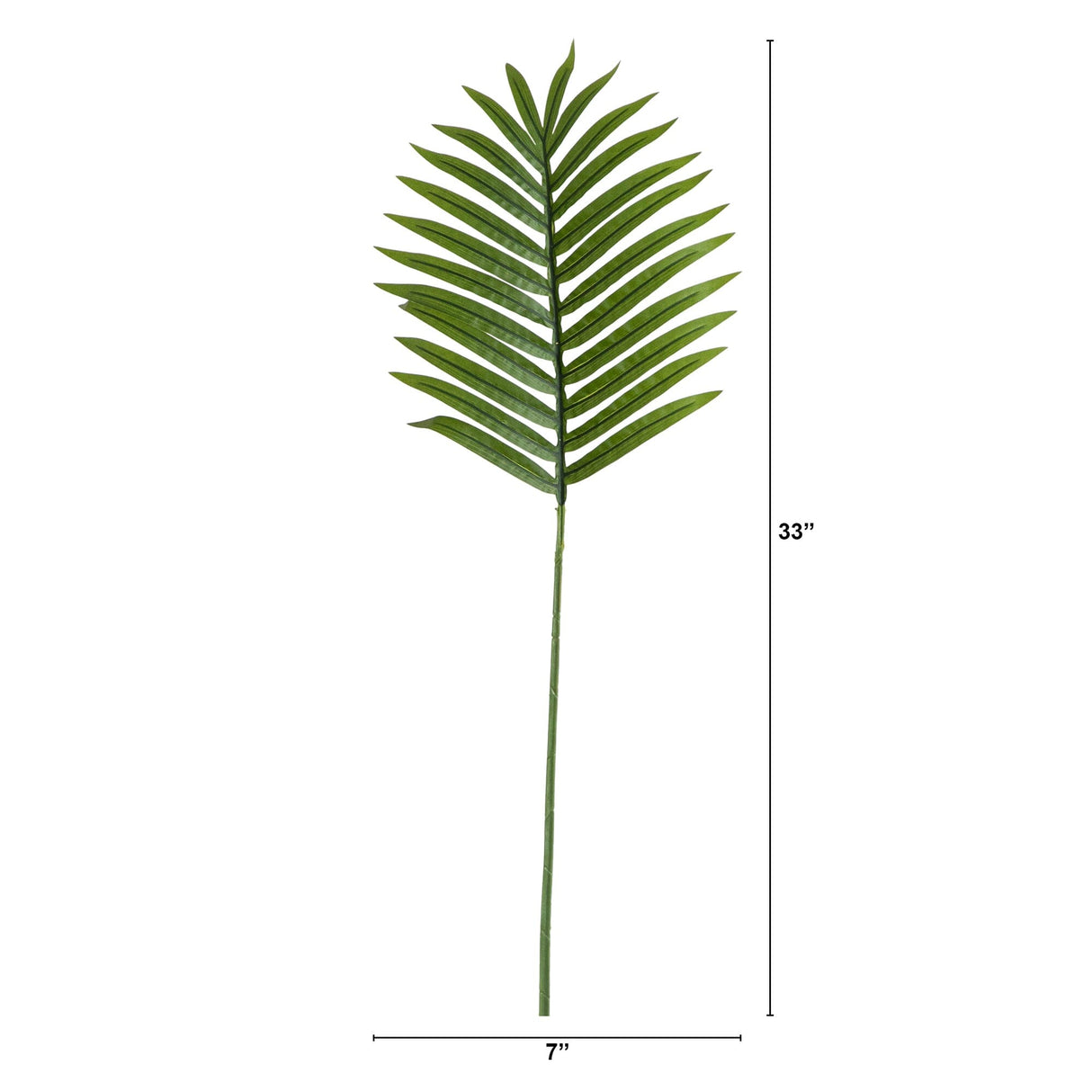 33" Artificial Palm Frond Stems - Set of 3-Stem-Parc Decor