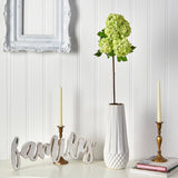 33” Snowball Hydrangea Artificial Flower (Set of 2)-Stem-Parc Decor