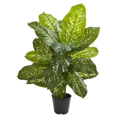 34” Dieffenbachia Artificial Plant (Real Touch)-Parc Decor