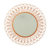 34” Scalloped Mirror Wall Decor-Parc Decor