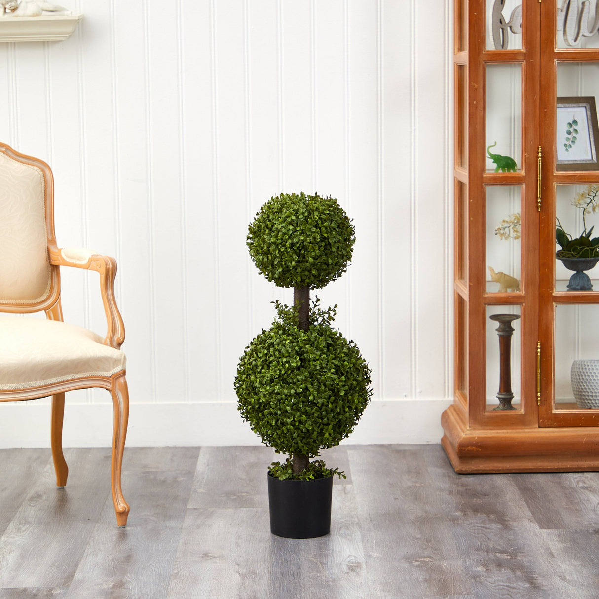 35” Double Boxwood Topiary-Parc Decor