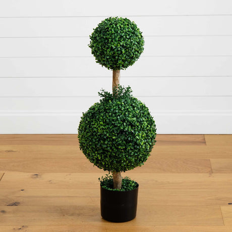 35” Double Boxwood Topiary-Parc Decor
