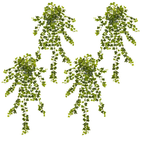 35” Ivy Artificial Hanging Plant (Set of 4)-Parc Decor