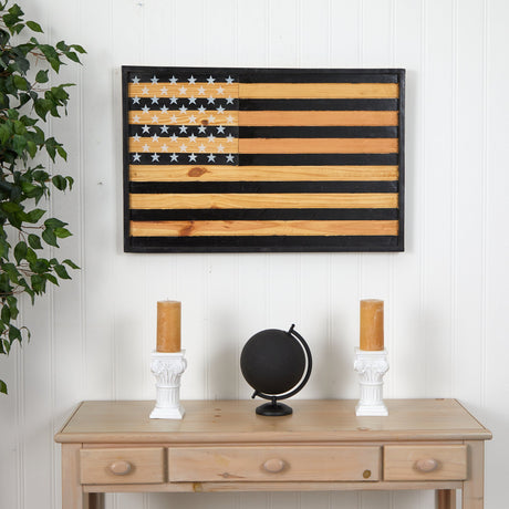 36” American Wood Flag Wall Decor-Parc Decor