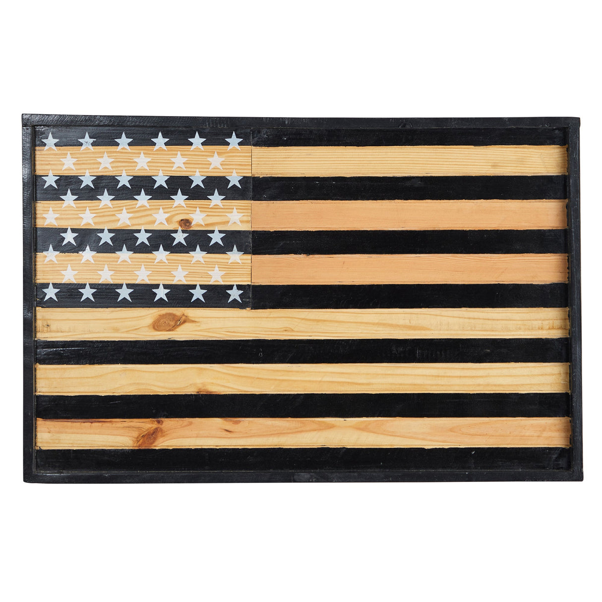 36” American Wood Flag Wall Decor-Parc Decor