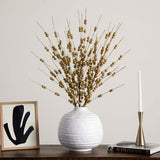 36" Artificial Gold Berry Stem - Set of 3-Stem-Parc Decor