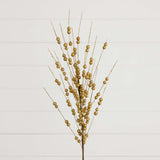 36" Artificial Gold Berry Stem - Set of 3-Stem-Parc Decor