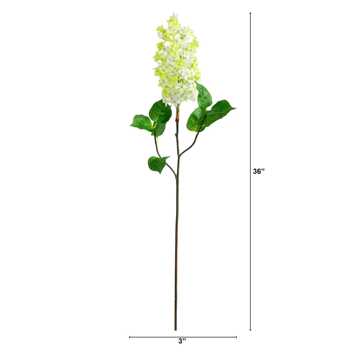 36" Artificial Lilac Flower Stems - Set of 3-Stem-Parc Decor