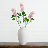 36" Artificial Lilac Flower Stems - Set of 3-Stem-Parc Decor