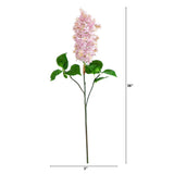 36" Artificial Lilac Flower Stems - Set of 3-Stem-Parc Decor