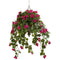 37” Bougainvillea Artificial Plant in Hanging Metal Bowl-Parc Decor