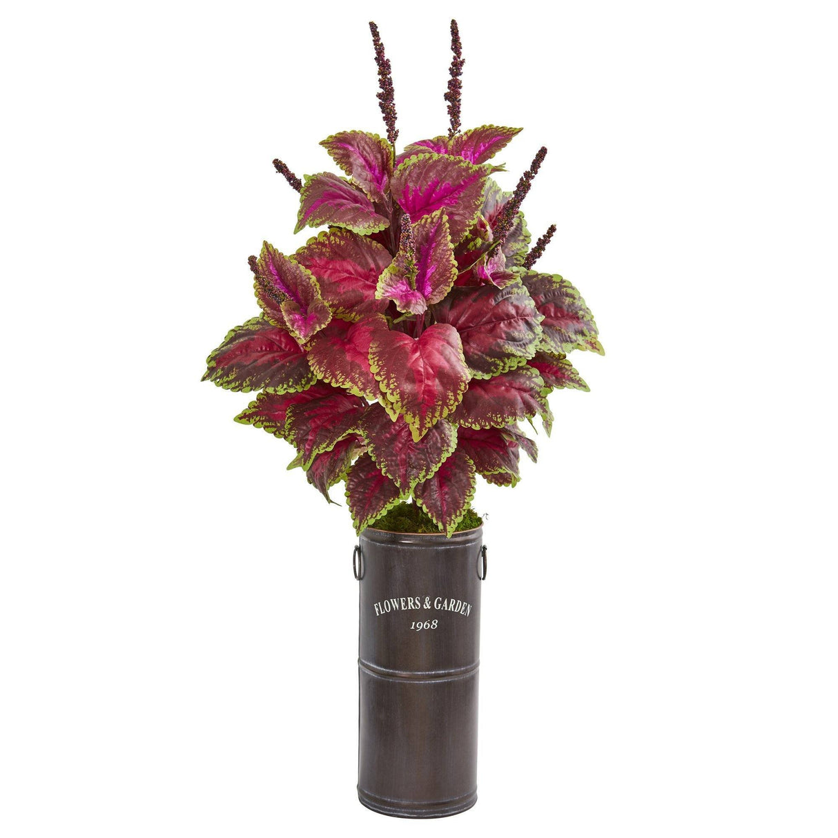37” Coleus Artificial Plant in Decorative Planter-Parc Decor