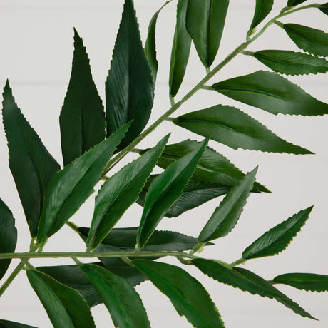 38" Artificial Palmate Fern Stems - Set of 3-Stem-Parc Decor