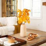 38” Autumn Maple Leaf Artificial Flower (Set of 6)-Stem-Parc Decor