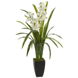 39” Cymbidium Orchid Artificial Plant-Parc Decor