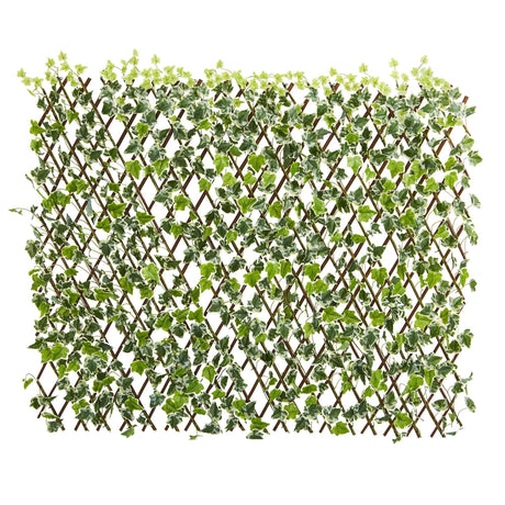 39” English Ivy Expandable Fence UV Resistant & Waterproof Trellis-Parc Decor