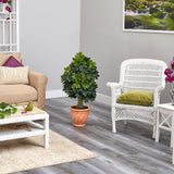 39” Schefflera Artificial Tree in Terra-Cotta Planter (Real Touch)-Parc Decor