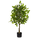 39” Ficus Artificial Tree-Tree-Parc Decor