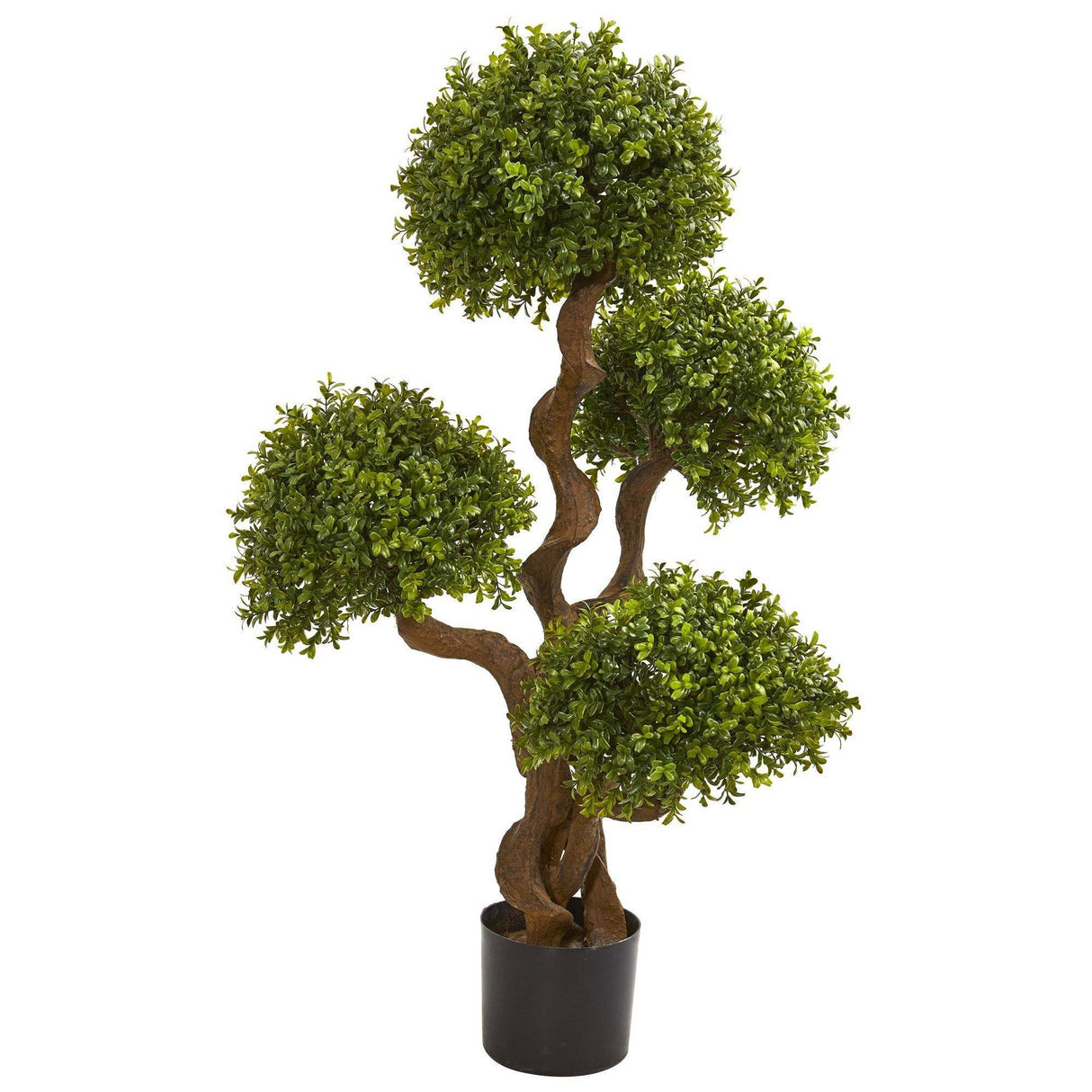 3.5’ Four Ball Boxwood Artificial Topiary Tree-Parc Decor