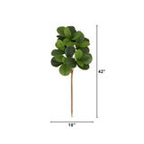 3.5’ Artificial Fiddle Leaf Fig Tree - Set of 3 (No Pot)-Tree-Parc Decor