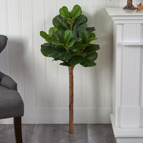3.5’ Artificial Fiddle Leaf Tree (No Pot)-Tree-Parc Decor
