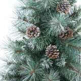 3.5’ Frosted Tip British Columbia Mountain Pine Artificial Christmas Tree-Christmas Tree-Parc Decor