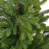3.5’ Washington Fir Artificial Christmas Tree with 50 Clear Lights in Tower Planter-Christmas Tree-Parc Decor