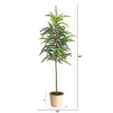 3.5' Winniepeg Artificial Pine Christmas Tree in Decorative Planter-Christmas Tree-Parc Decor