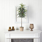 3.5' Winniepeg Artificial Pine Christmas Tree in Decorative Planter-Christmas Tree-Parc Decor