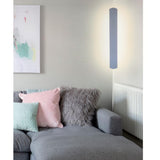 3"W Solid Wood Hover Plank Corner/Wall Accent Light Plug-In Almond Finish by Home Concept