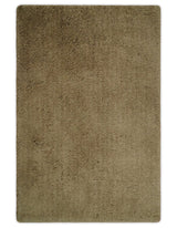 3x5, 4X6 and 5x7 Hand Woven Shag Olive Art Silk Soft Viscose Area Rug-Area Rug-Parc Decor