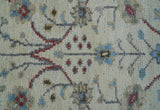 3x5 Hand knotted Beige And Blue Traditional Design Wool Area Rug