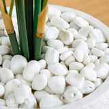 4’ Areca Artificial Palm Tree in White Planter-Parc Decor