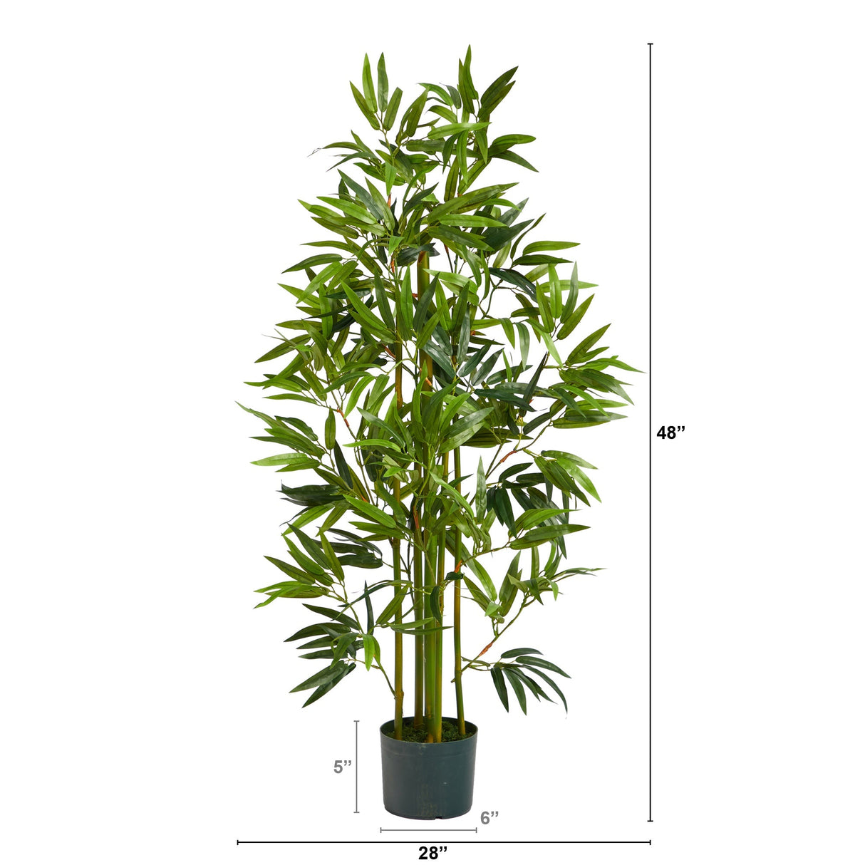 4’ Bamboo Artificial Tree-Parc Decor