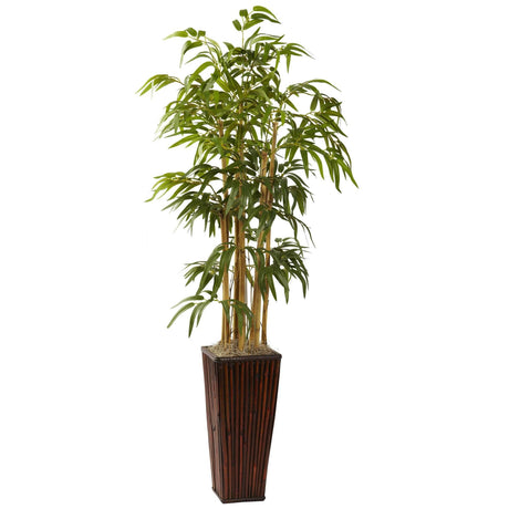 4’ Bamboo w/Decorative Planter-Parc Decor