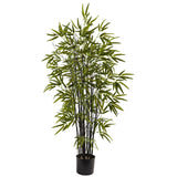 4’ Black Bamboo Tree-Parc Decor