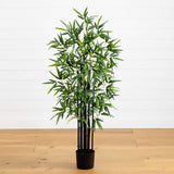 4’ Black Bamboo Tree-Parc Decor
