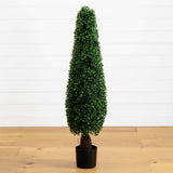 4’ Boxwood Topiary Artificial Tree UV Resistant (Indoor/Outdoor)-Parc Decor