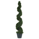 4' Cedar Spiral Silk Tree (In-door/Out-door)-Parc Decor