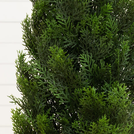 4' Cedar Tree Silk Tree (Indoor/Outdoor)-Parc Decor