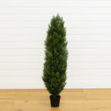 4' Cedar Tree Silk Tree (Indoor/Outdoor)-Parc Decor
