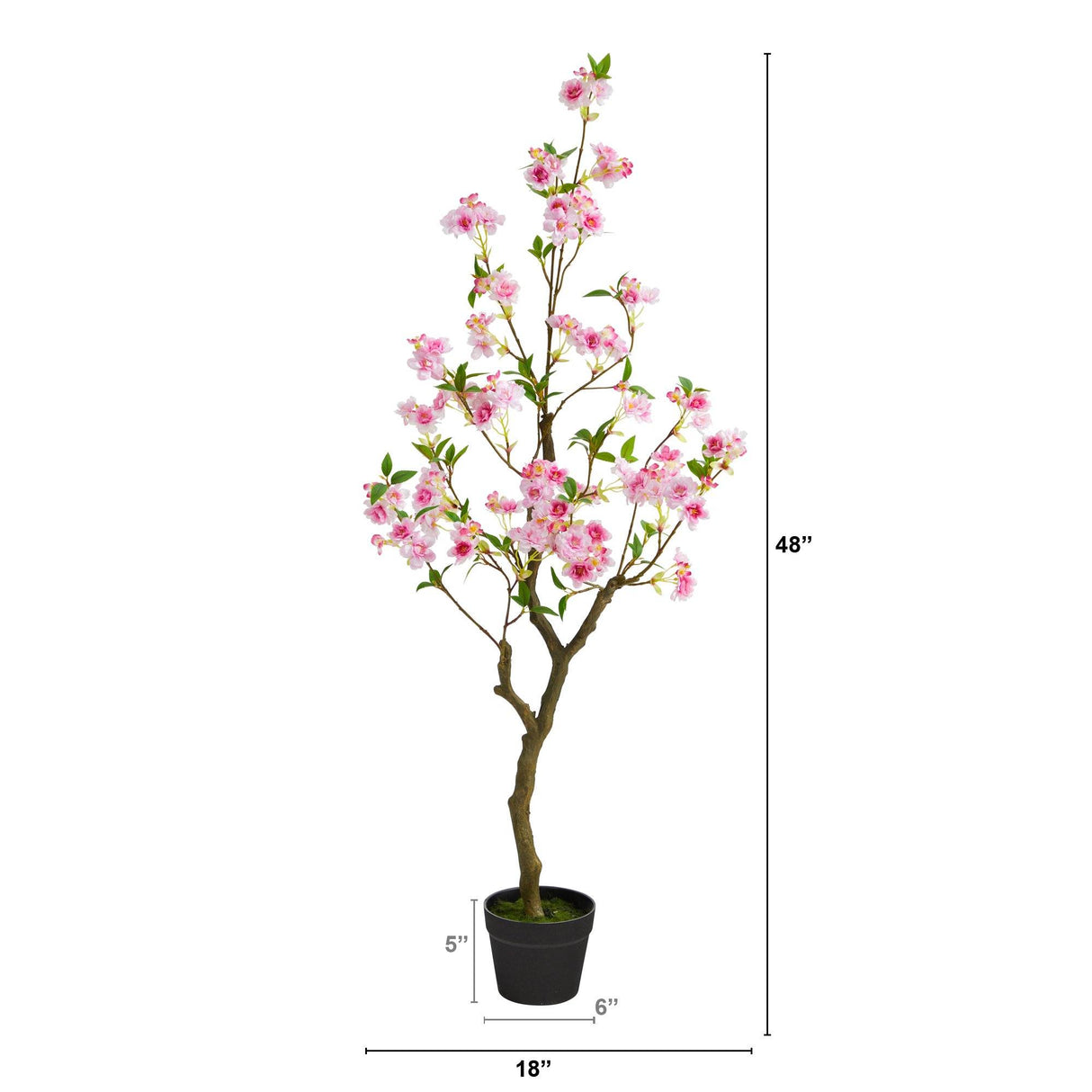 4’ Cherry Blossom Artificial Plant-Parc Decor