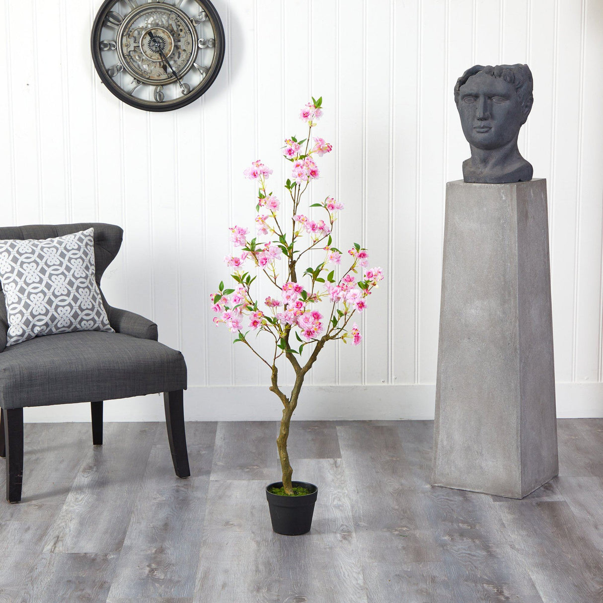 4’ Cherry Blossom Artificial Plant-Parc Decor
