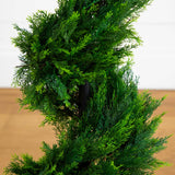 4' Cypress Spirial Silk Tree-Parc Decor