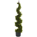 4' Cypress Spirial Silk Tree-Parc Decor