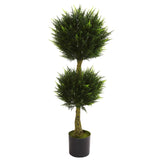 4' Double Ball Cypress Topiary UV Resistant (Indoor/Outdoor)-Parc Decor