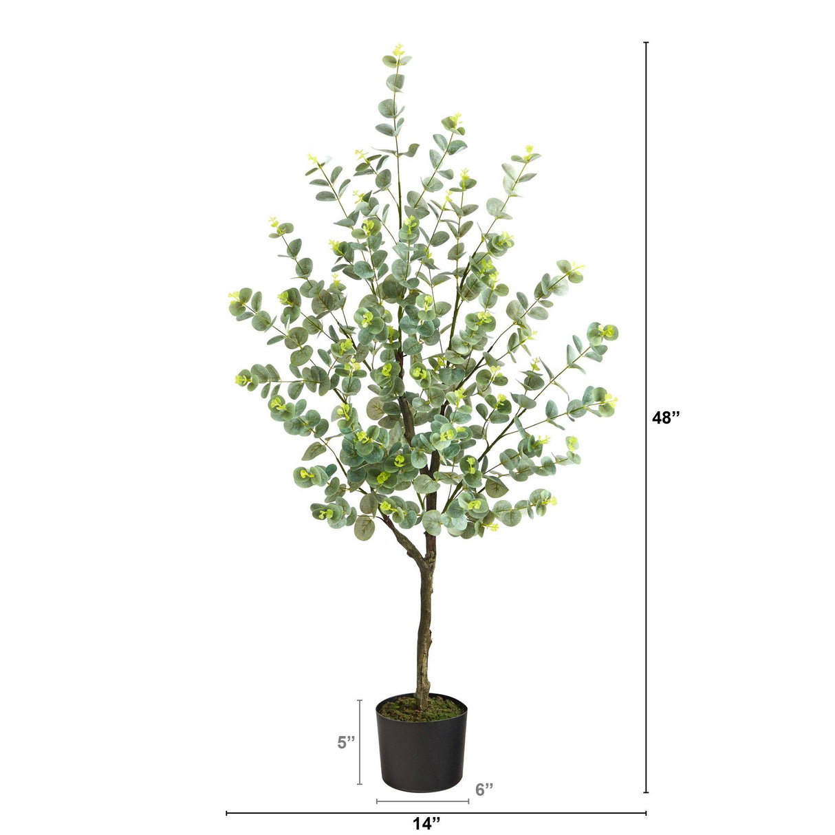 4’ Eucalyptus Artificial Tree-Parc Decor