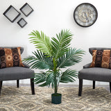 4' Faux Kentia Palm Silk Tree-Parc Decor
