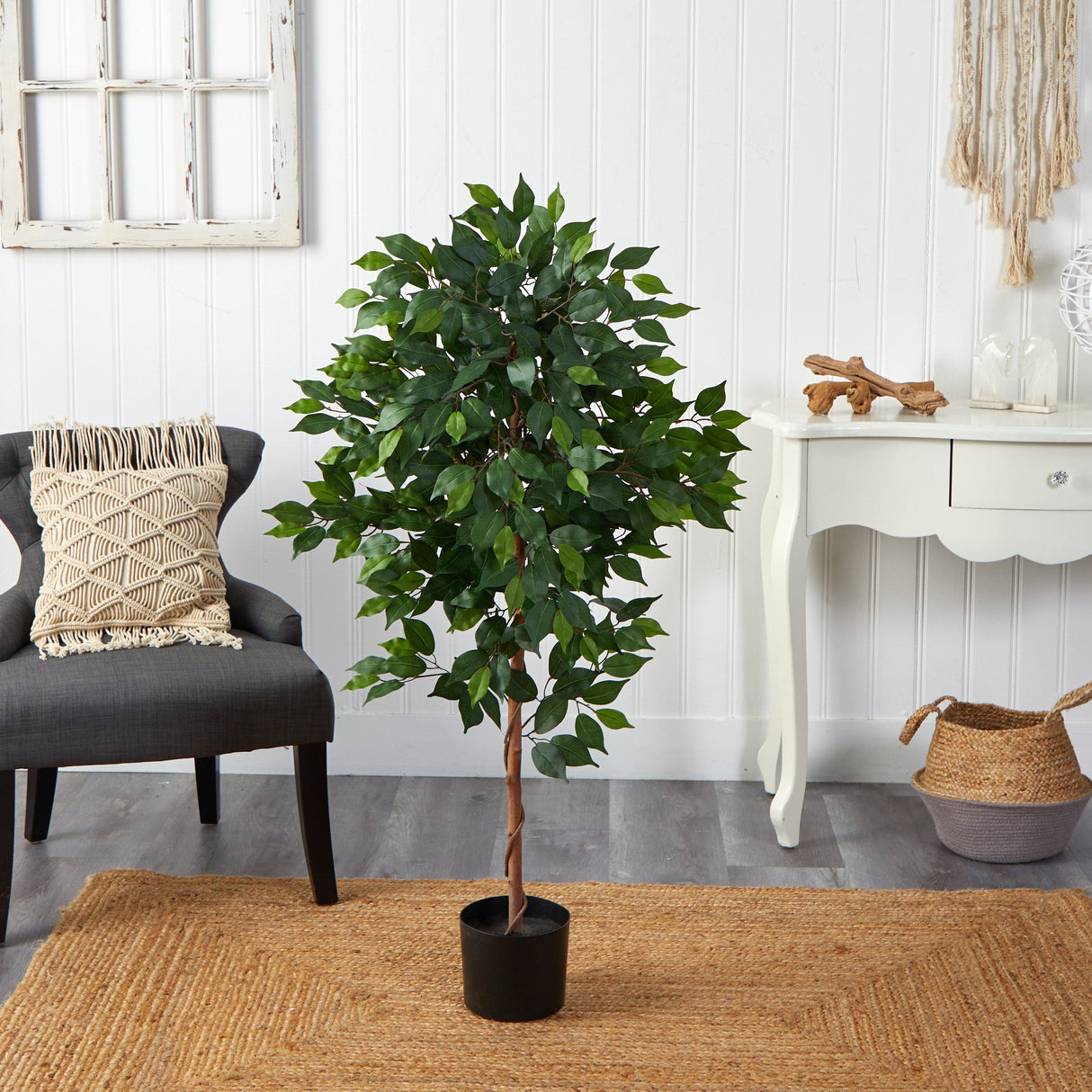 4’ Ficus Artificial Tree-Parc Decor
